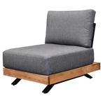 Robusto platform hoek loungeset 5 delig teak, Tuin en Terras, Ophalen of Verzenden, Nieuw, Teakhout
