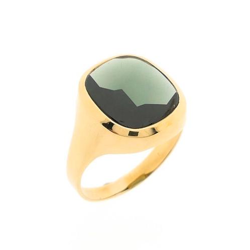 Gouden ring met toermalijn (toermalijn ring), Sieraden, Tassen en Uiterlijk, Ringen, Dame of Heer, Met edelsteen, Overige kleuren
