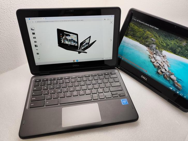 Dell Chromebook 5190 2-in-1 | 11.6 Touch | Intel Celeron, Computers en Software, Chromebooks, 12 inch, 32 GB of minder, Touchscreen