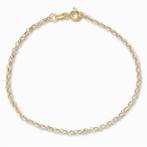 Gouden Jasseron Schakelarmband 14K, Verzenden, Nieuw, Goud, Goud