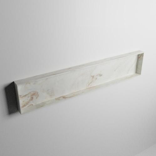 MONDIAZ EASY Nis 149,5x29,5cm in solid surface kleur Frappe., Doe-het-zelf en Verbouw, Sanitair, Bad, Nieuw, Ophalen of Verzenden