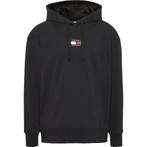 -36% Tommy Hilfiger  Tommy Hilfiger Relax college pop hoodie, Verzenden, Nieuw, Zwart