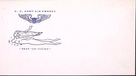 Amerikaanse envelop WWII (lijst optie), Verzamelen, Militaria | Tweede Wereldoorlog, Verzenden