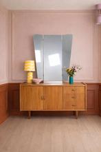 Vintage kaptafel met demonteerbare spiegel, Gebruikt, Rechthoekig, 100 tot 125 cm