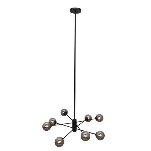 Design hanglamp grijs, Kaily, Huis en Inrichting, Lampen | Hanglampen, Nieuw, Glas, 75 cm of meer, Ophalen of Verzenden