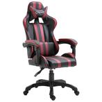 vidaXL Gamestoel kunstleer wijnrood, Verzenden, Nieuw, Rood