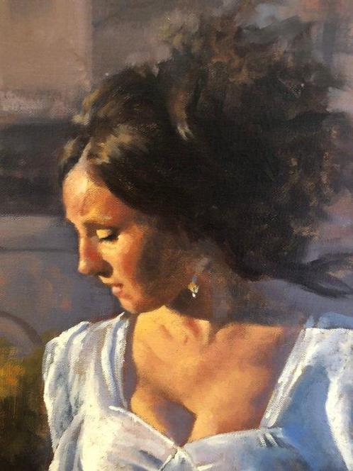 Laurent Botella XXe - Athena, Antiek en Kunst, Kunst | Schilderijen | Klassiek