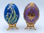 Fabergé ei - 2 House of Fabergé-eieren - Franklin Mint -