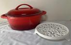 Style Le Creuset - Braadpan (2) - Fonte émaillé, Antiek en Kunst
