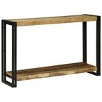 vidaXL Wandtafel Bruin 120 x 33 x 75 cm Massief ruw, Verzenden, Nieuw, Overige houtsoorten, 75 cm of meer
