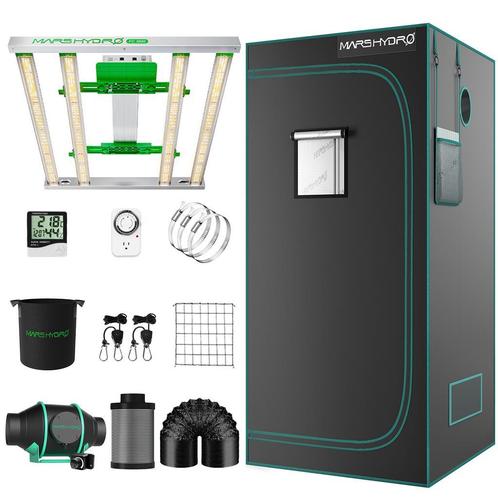 Mars Hydro Growers Kit FC 3000 EVO Full Grow 100x100x180cm, Tuin en Terras, Kweekspullen, Overige typen, Nieuw, Verzenden