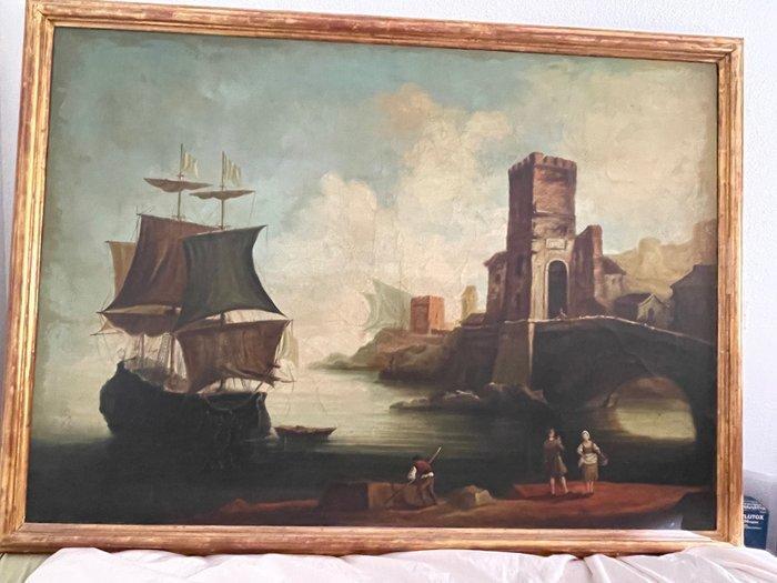 European School (XIX-XX) - Sailing from Denmark, Antiek en Kunst, Kunst | Schilderijen | Klassiek