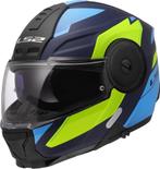 LS2 FF902 Scope II Duria Blauw H-Vis Geel 06 Systeemhelm, Systeemhelm, XXL, Nieuw met kaartje, Overige merken