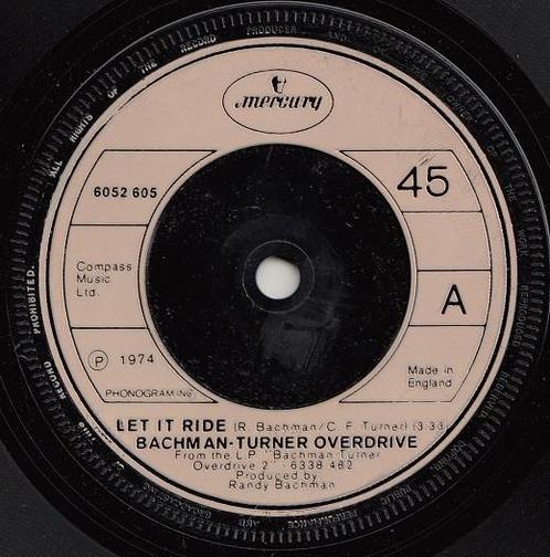 Bachman-Turner Overdrive - Let It Ride, Cd's en Dvd's, Vinyl Singles, Verzenden
