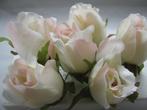 Roosjes 5-6cm. zijde best quality champagne-roze 2tone 10 st, Ophalen of Verzenden, Nieuw