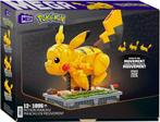 MEGA Pokémon Bewegende Pikachu - 1095 blokken - Bouwstenen, Huis en Inrichting, Verzenden, Zo goed als nieuw