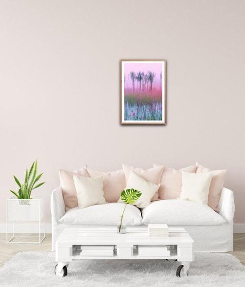 Viet Ha Tran - Pink forest I, Antiek en Kunst, Kunst | Schilderijen | Modern