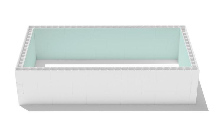 High Density Polystyreen zwembad blokkenset - 6,00 x 3,00 x, Tuin en Terras, Zwembad-toebehoren, Nieuw, Verzenden