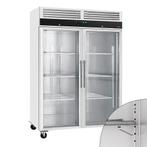 GGM Gastro | RVS vrieskast ECO - 1200 liter - met 2 glazen |, Witgoed en Apparatuur, Vriezers en Diepvrieskisten, Verzenden, Nieuw