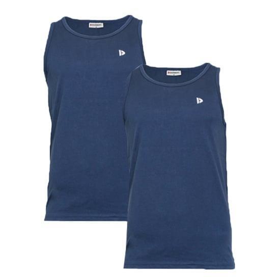 Donnay Donnay Heren - 2-Pack - Singlet James - Donkerblauw, Kleding | Heren, T-shirts, Nieuw, Verzenden
