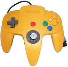 Nintendo 64 Controller Geel Origineel (N64 Accessoires), Spelcomputers en Games, Spelcomputers | Nintendo 64, Zo goed als nieuw