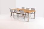 4 Seasons Outdoor Plaza eetset ash grey met Casa tafel 240, Nieuw, Ophalen of Verzenden