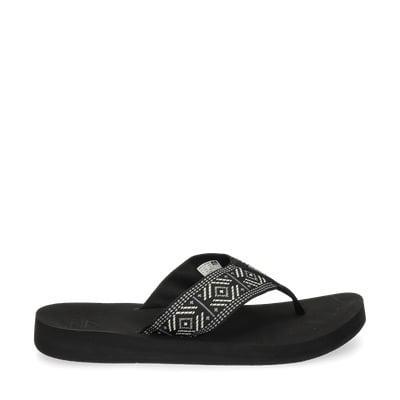 Reef Spring Woven slippers voor dames in het Zwart, Kleding | Dames, Schoenen, Slippers, Zwart, Nieuw, Verzenden