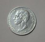 Spanje. Alfonso XII. 5 Pesetas 1876 DEM (Zonder