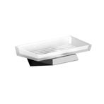 Zeephouder Sapho Soul Hangend 16.9x5.8 cm Chroom / Melkglas, Ophalen of Verzenden, Nieuw, Chroom, Bad