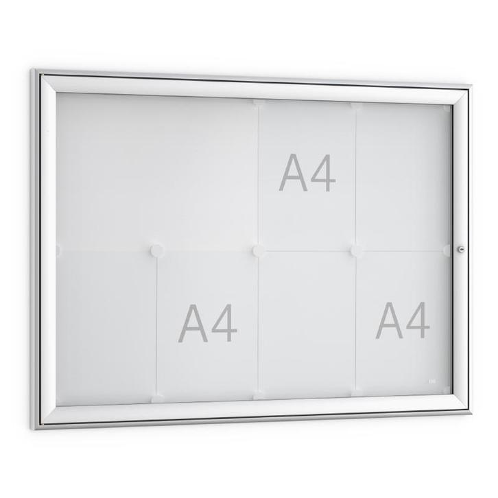 Informatiekast Buiten Draaideur 8x A4 Basic, Zakelijke goederen, Kantoor en Winkelinrichting | Kantoormeubilair en Inrichting