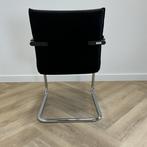 Ahrend vergaderstoel , zwart - chroom, Gebruikt, Zwart, Ophalen of Verzenden, Eén