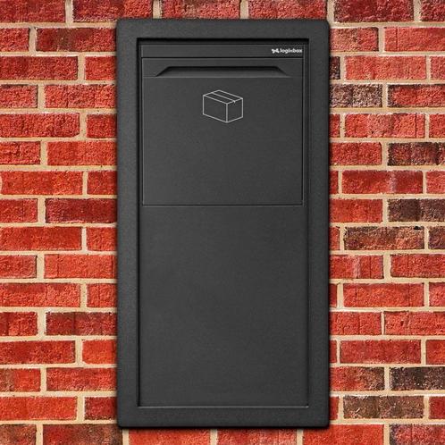 Logixbox Frontbox-Inbouw pakketbrievenbus achteruitname, Tuin en Terras, Brievenbussen, Nieuw, Verzenden