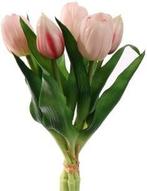 Tulpen Lichtroze Zijden Merk: PURE 30 cm Bundel 5 stuks, Ophalen of Verzenden, Nieuw