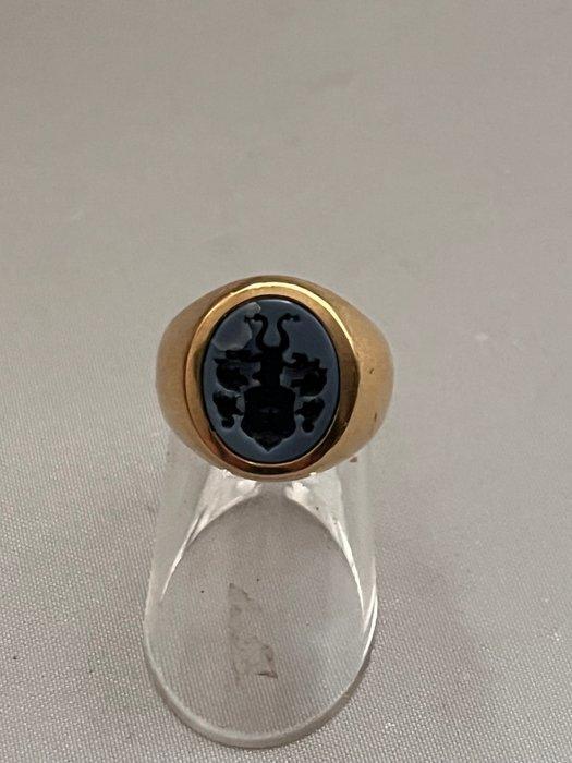 Ring - 18 karaat Geel goud, Sieraden, Tassen en Uiterlijk, Ringen