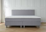 ACTIE! Boxspring Florence 160 200 Grijs, Verzenden, 200 cm, 160 cm, Nieuw