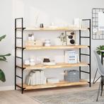 vidaXL Wandschap zwevend 120x40x4 cm onbehandeld massief, Huis en Inrichting, Woonaccessoires | Wandplanken en Boekenplanken, Verzenden