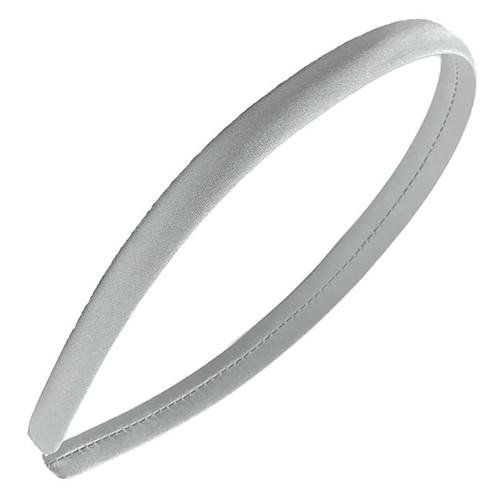 Fako Fashion® - Diadeem - Satijn - 10mm - Zilvergrijs, Sieraden, Tassen en Uiterlijk, Uiterlijk | Haarverzorging, Verzenden