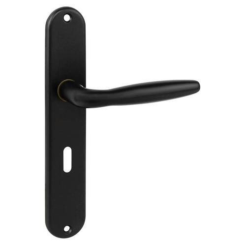 Deurklink / deurkruk -zwart - zonder slot - 56 mm - voor, Doe-het-zelf en Verbouw, Deuren en Horren, Verzenden