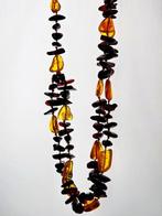 Tweedelige amberketting – Baltisch kers en gouden honing –