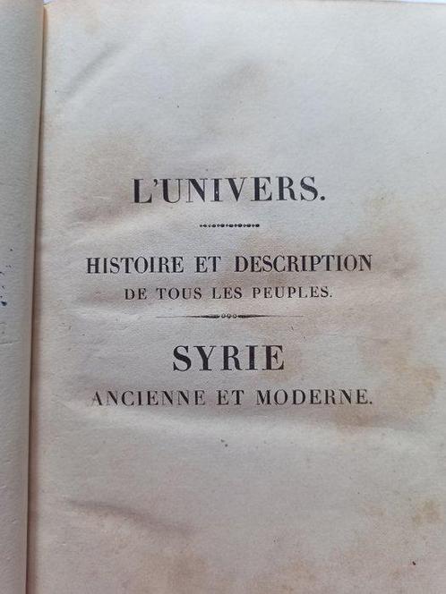 M. Jean Yanoski/ M. Jules David - Syrie. Ancienne et moderne, Antiek en Kunst, Antiek | Boeken en Bijbels