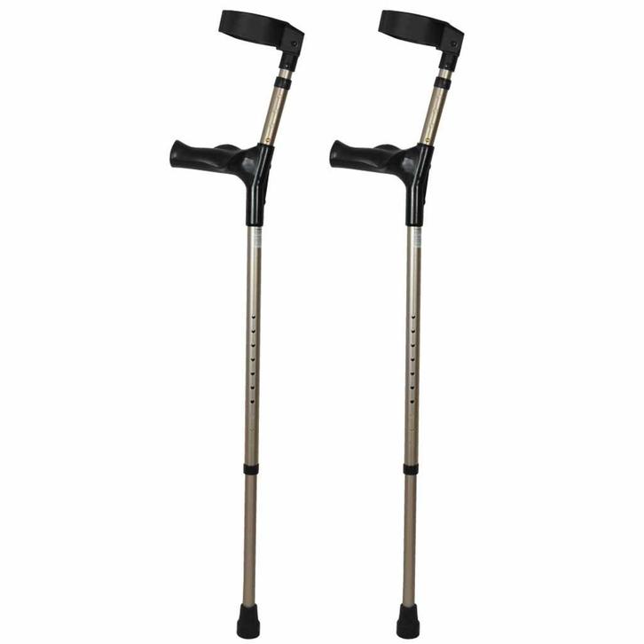 Elleboogkruk dubbel verstelbaar | Anatomische handgreep | Ge, Diversen, Verpleegmiddelen, Ophalen of Verzenden