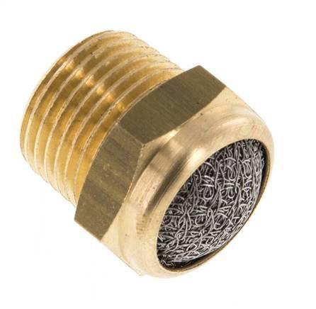 NPT 3/8 Messing Compacte Pneumatische Geluiddemper 1.4301, Doe-het-zelf en Verbouw, Overige Doe-het-zelf en Verbouw, Nieuw, Verzenden