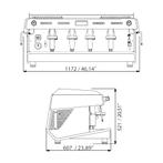 Espressomachine | VALLELUNGA V2 | RVS | Automatisch | 4, Verzenden, Nieuw in verpakking