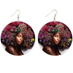 Africa inspired earrings | Afro flower girl, Ophalen of Verzenden, Nieuw