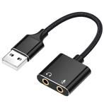 Externe Geluidskaart - USB-A naar 3.5mm Jack - Hoofdtelefoon, Computers en Software, Verzenden, Nieuw