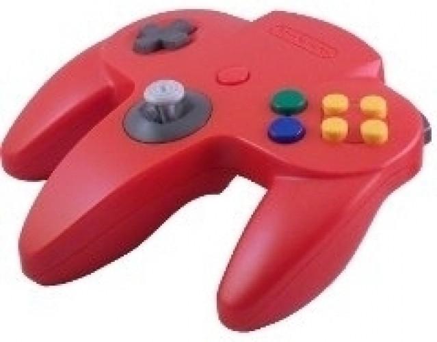 Nintendo 64 Controller Rood (Nintendo 64), Spelcomputers en Games, Spelcomputers | Nintendo 64, Gebruikt, Verzenden