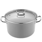 Emalia Primario 16 cm 2.1L emaille kookpan met glazen deksel, Ophalen of Verzenden, Nieuw