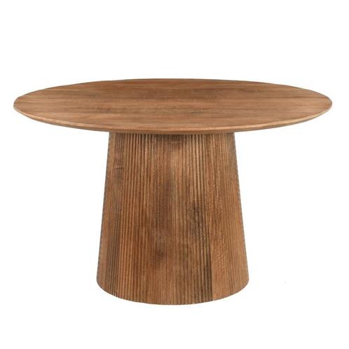 Salvator ronde eettafel - Ø130 cm - hout - naturel -, Huis en Inrichting, Stoelen, Nieuw, Ophalen of Verzenden