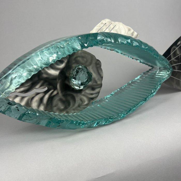 Andrzej Rafalski - LARGE -Glass Fish- hand nade, Antiek en Kunst, Kunst | Designobjecten