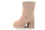 VIA VAI Enkellaarzen in maat 38 Beige | 10% extra korting, Kleding | Dames, Verzenden, Beige, Lage of Enkellaarzen, Zo goed als nieuw